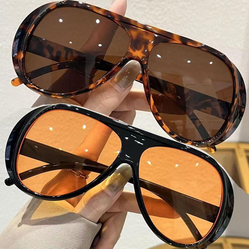 Sunglasses Uv400 - Duże okulary przeciwsłoneczne damskie, modne, luksusowe,