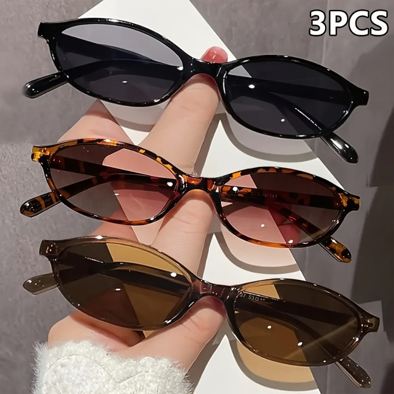 Sunglasses Uv400 - 1/3 Par Letnich Damskich Okularów Modnych