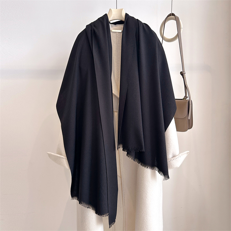 Cashmere Scarf - Luksusowy zimowy kaszmirowy szal damski, jednolity