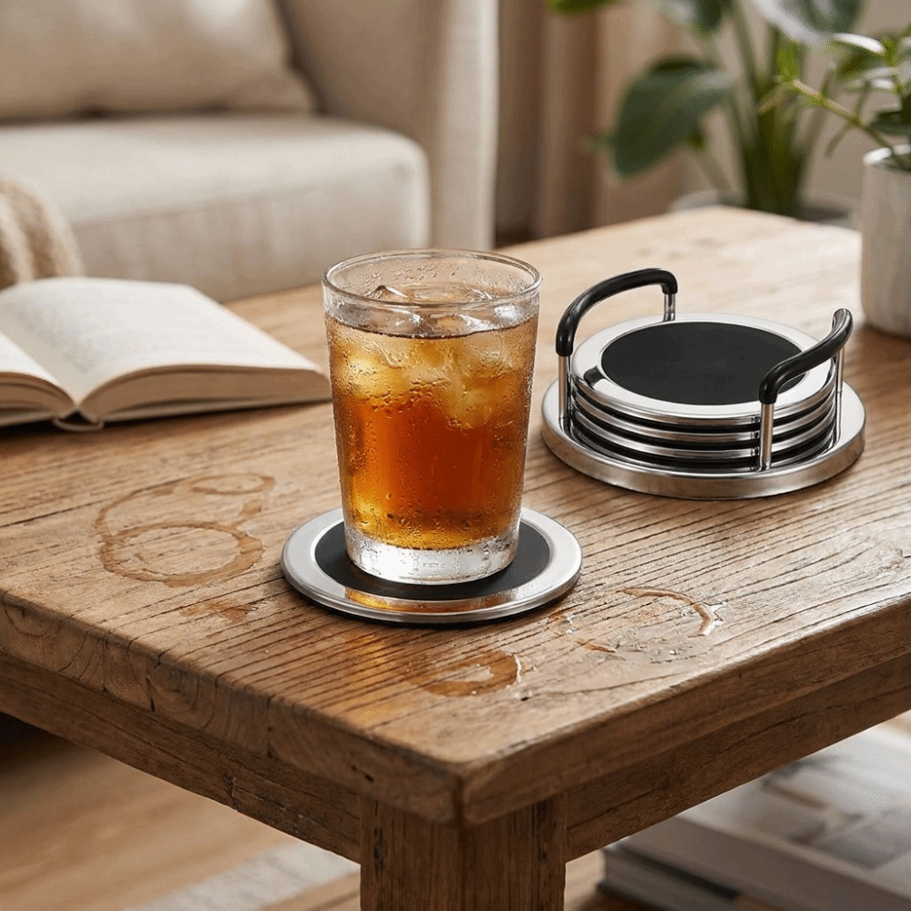 6 SZT./ZESTAW Okrągłe Podkładk – Marble Coaster Set recenzja i cena