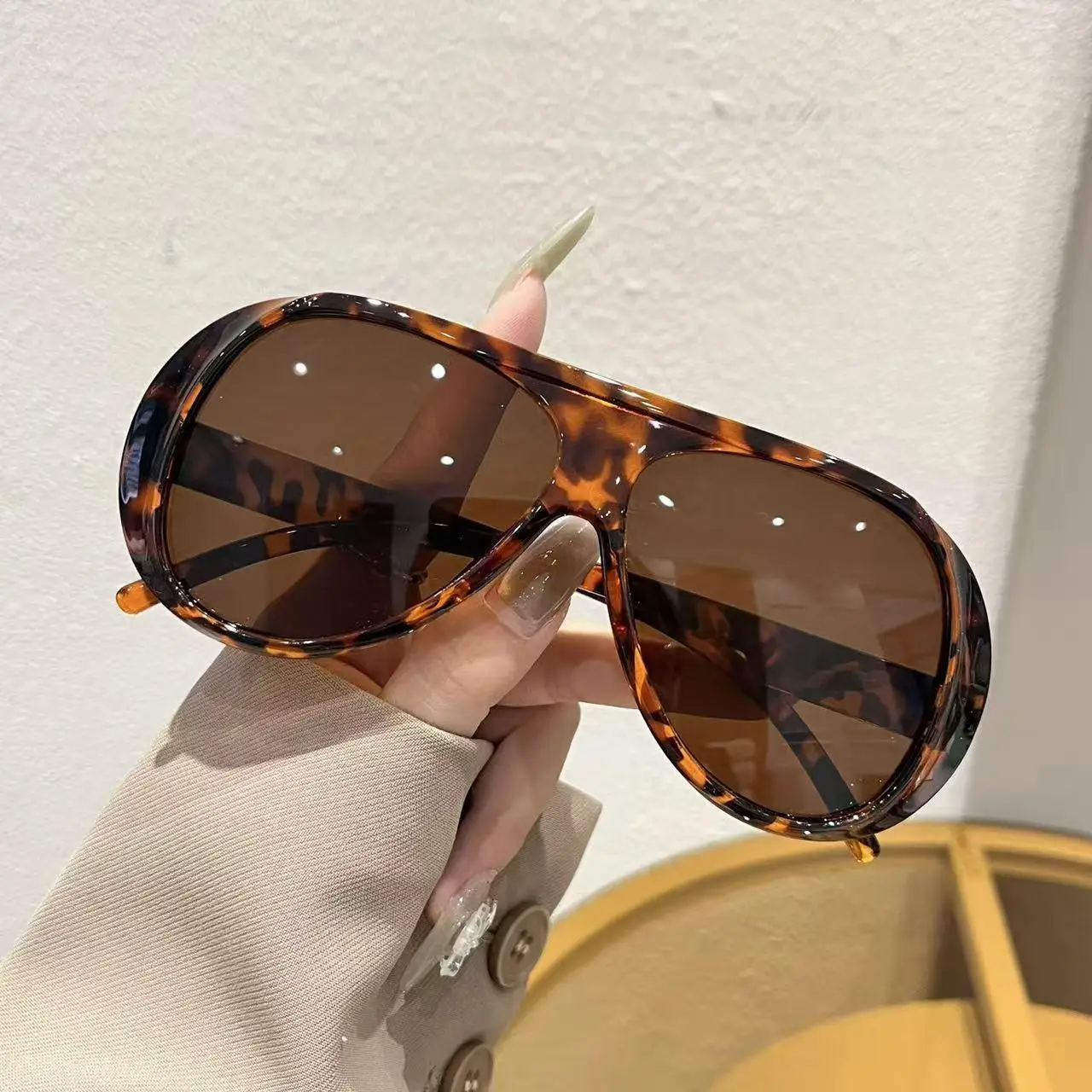 Duże okulary przeciwsłoneczne  – Sunglasses Uv400 recenzja i cena